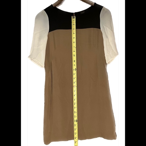T. Babaton Aritzia 100% SILK MOD color block shift dress - Picture 4 of 8